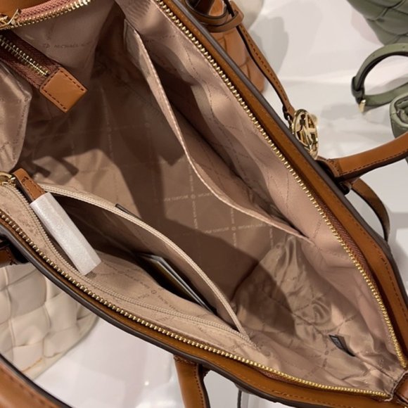 Michael Kors Avril Large Top-Zip Satchel - Picture 14 of 16